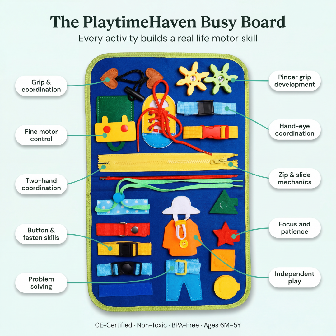 PlaytimeHaven™ Busy Board